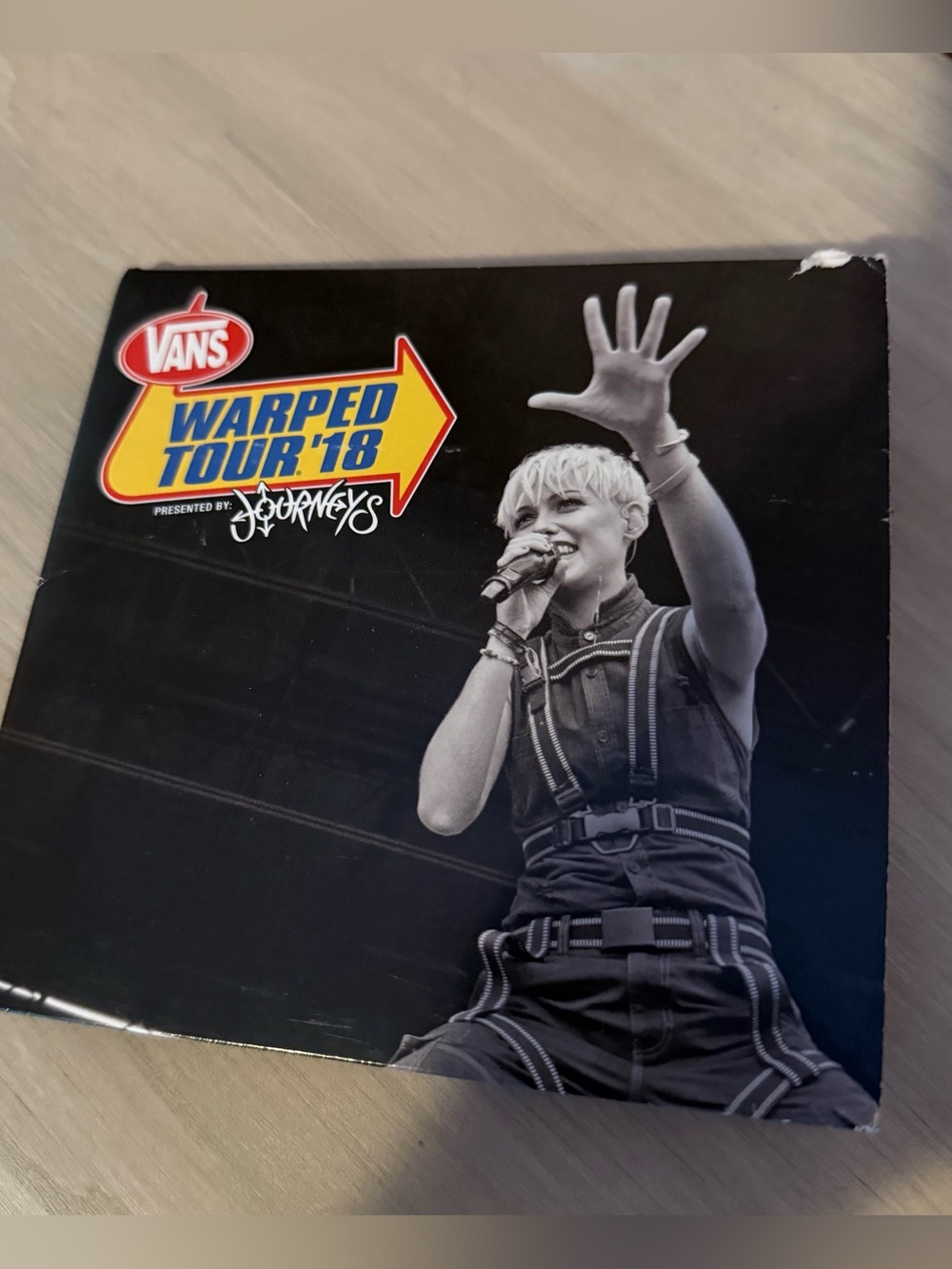 Vans Warped Tour '18 CD  with Yellow & Blue Logo